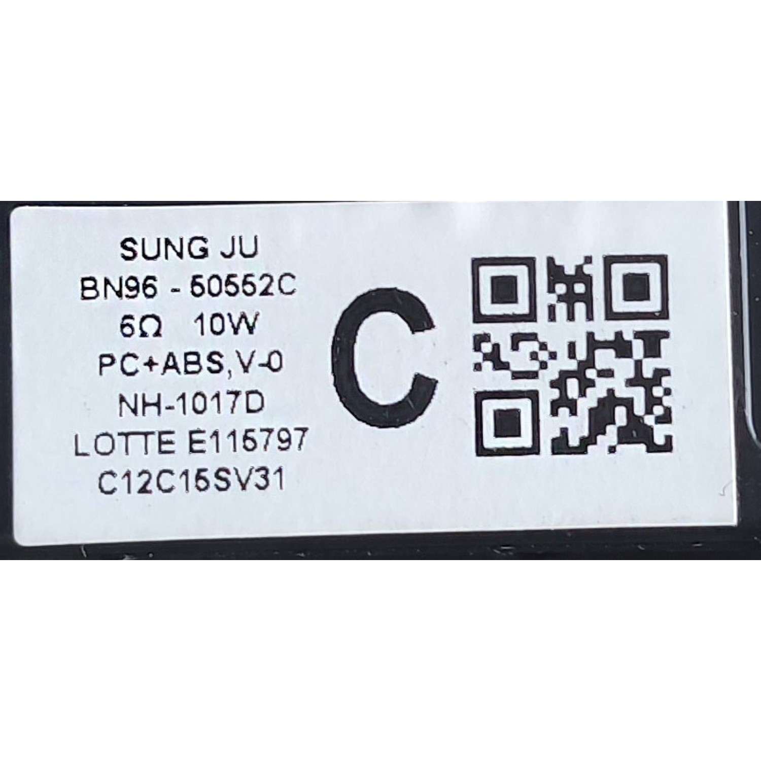 KIT DE BOCINAS PARA TV SAMSUNG NUMERO DE PARTE BN96-50551D / 6Ω 10W / BN9650551D / BN63-18625X001 / BN96-50552C / MODELO QN65Q80T	 - Imagen 2